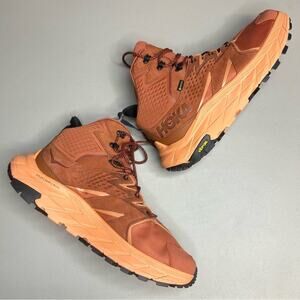 NEW Hoka Anacapa Mid GTX Goretex Hiking Boot Shoe Every Step Considered Clay